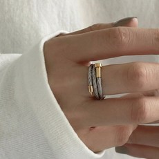 남자 반지 패션 써지컬 스틸 실 will thread