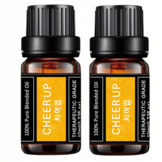 레노포프 천연 에센셜오일 & 블랜딩오일 35종 테라퓨틱등급, 2개, 28.치어업(활력/기분개선), 10ml