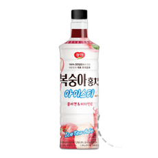광야식품 복숭아홍차 베이스 () 음료수종류 자취꿀템 HyC마켓, 1개, 970ml