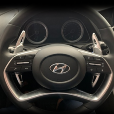 지시그니처 그랜저 2019~현재 패들쉬프트 연장킷, 1세트, H1 실버