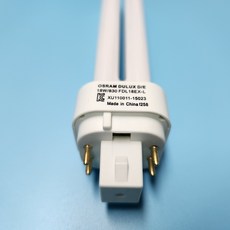 오스람 오스람 콤팩트형광램프 FDL18EX-D W L 주광색 백색 전구색 18W 4핀 삼파장전구, 1개, 전구색(오렌지빛)