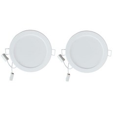 좋은빛 LED 욕실용 방습 매입등 12W, 주광색, 2개