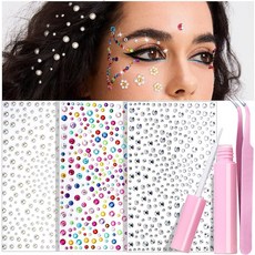 건성 피부용 로션 겨울 보습크림 수분보충 스킨케어 저자극 보습 제품 YGDZ 페이스 젬 라인스톤용 페이스 메이크업 접착제 할로윈 페이스 보석 스티커 눈 펄 헤어 젬 여, 건성 피부용 로션 겨울 보습크림 수분보충 스킨케어 저자