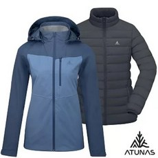 ATUNAS 防水2IN1羽絨兩件式外套
