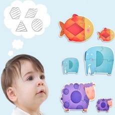 티케이마켓 아기 동물모양맞춤 퍼즐놀이 미디어, 1개