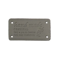 핸드 메이드라벨 스티커 라벨 handmade, 10개, 핸드메이드-오리지널 No.03(그레이)