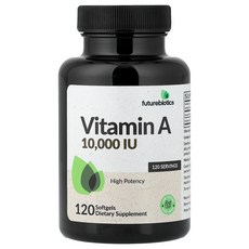 FutureBiotics 퓨처바이오틱스 비타민 A 3 000mcg RAE 10 000 IU 120 소프트젤 보충제, FutureBiotics 퓨처바이오틱스 비타민 A 3,
