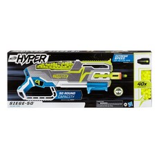 Hasbro 孩之寶 NERF HYPER 極速系列 SIEGE-50 圍攻行動射擊器 含球彈40發 玩具槍, 1個