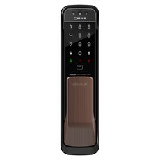 SOLITY 臉部辨識免鑽孔推拉式把手門鎖, WP-500A, 顧客自行安裝