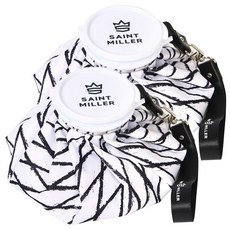 세인트 밀러 스포츠 얼음 주머니 - 화이트 2개, 1세트