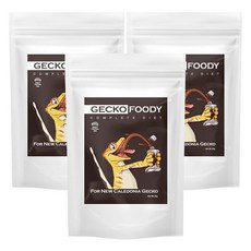 푸디웜 게코 푸디 인섹트 사료, 50g, 3개