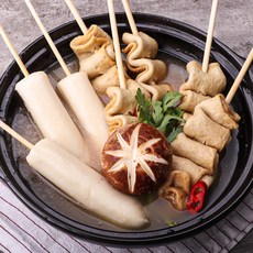 바른씨 부산어묵과 물떡꼬치 어묵 5개입 + 물떡 5개입 + 소스 2개입 세트 (냉동), 510g, 1세트