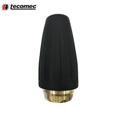 테코멕 고압 세척기 회전노즐 045 ROTOJET 255bar, 블랙, TECOMEC 회전노즐 MV045(255bar)