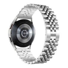 루아러블 갤럭시워치 호환 쥬빌레 메탈 스트랩 밴드, 실버