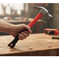 와이낫디자인 목공망치 고무코팅 망치, 칼라망치 중