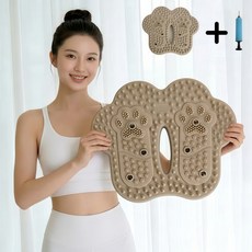 트렌디고 에어 지압 스텝퍼 혈지압 붓기 개선 스테퍼 홈트 실내 운동기구, 애쉬브라운