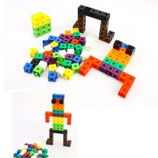 GR 멀티큐브블록 100P 숫자교육 시계장난감