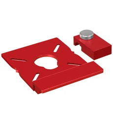 정밀한 절단을 위한 목공용 알루미늄 합금 라우터 가이드 레일 어댑터 또는 2개 스톱 대부분의 트랙 호환, 01 1 Set, 02 Adapter and Limiter