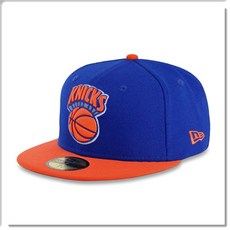 NEW ERA NBA 紐約 尼克 寶藍 雙色 橘帽沿 59FIFTY 復古 嘻哈 全封帽