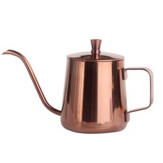 티타늄 로즈골드 핸드드립 드립포트 350ml 드립 커피주전자, 단일, 1개, 350L