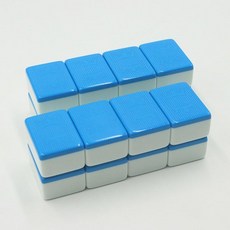 自動麻將機專用麻將牌 40-46號, 藍色一副,中檔50號112張, 1個