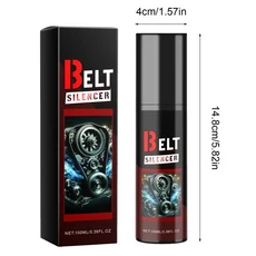 고품격 100ml 자동차 벨트 소음 방지 스프레이 엔진 벨트 소음 감소제 벨트 수명 연장 마찰 방지 윤활 스프레이 자동차 부품 관리용 드레싱 최고제품입니다, 1개, 1개