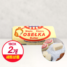 오셀카 무염버터, 2개, 500g