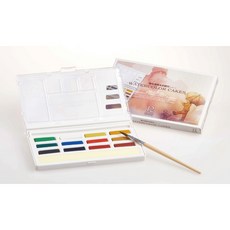 雄獅 固型隨身透明水彩繪具WCK 色彩鮮明 輕巧便攜 適合初學者與專業畫家