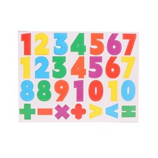 兒童多功能畫板英文字母數字形狀磁性貼支架式可擦黑板木製玩具, 1個