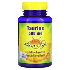 네이처스라이프 타우린 500mg Taurine 캡슐 100정, 1개