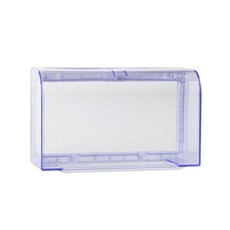 118型 三位 加高 黏貼式 插座 防水罩盒 衛生間 浴室 開關面板 防水盒, 1個, 藍色