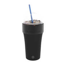 해밀로 핏락 밀폐형 소형 텀블러 얼죽아 테이크아웃 텀블러 스텐 보온 보냉, 1개, 355ml, 블랙