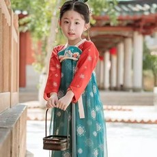 女童漢服 夏季古風襦裙