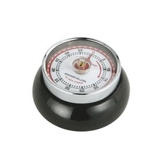 자센하우스 마그네틱 레트로 60분 주방 타이머 2.75인치 청록색, 블랙