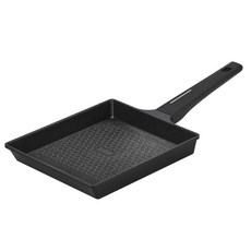 [백화점입점브랜드 am] 인덕션 코팅 계란말이팬 프라이팬 사각 브런치팬 에그팬 특대형 다용도 사각팬, 1개, 25x21cm