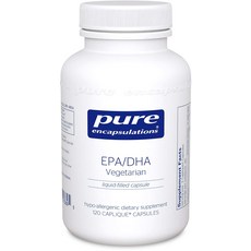 Pure Encapsulations EPA/DHA蔬菜膠囊, 1罐, 120顆, 1罐