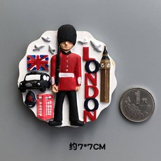 냉장고 자석 기념품 영국 런던 건물 스티커 세계 여행 생일 선물, F1