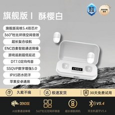 쌀알이어폰 안보이는이어폰 미니 기본형 충전식 옐로우 블루투스, C. 화이트 기본 에디션  음악 및 통화 기능