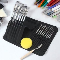 카비안 휴대용 브러쉬 붓파우치 케이스, 1개