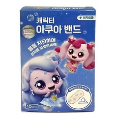 캐치티니핑 아쿠아밴드 방수형 10매입 키즈밴드 어린이반창고, 1개, 10개입