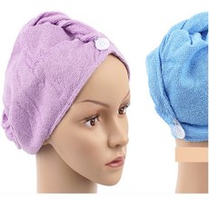 샴푸 머리수건 샤워타올 헤어두건 헤어캡 샤워수건 샤워두건 머리감기 샤워 헤어타올 건조수건 퀵드라이수건/정직한사람들, 퍼플