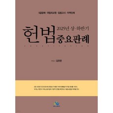 2025년 상 · 하반기 헌법 중요판례