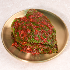 오마이찬 프리미엄 양념깻잎장아찌 - 신선한 국산 깻잎으로 만든 양념깻잎무침, 500g, 1개