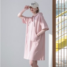 [뒤란]컴피 루즈핏 후드 원피스 DTF4S-5127 NC청주점