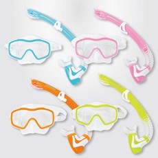 아라칸 주니어 베이직 스노클세트 23SK, 네온그린