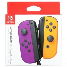 닌텐도 스위치 Joy-Con 페어 네온 퍼플 및 오렌지 111698, Neon Purple / Neon Orange