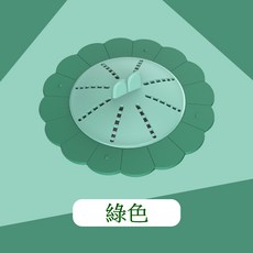 立雅小舖 防蟲防臭地漏蓋 浴室廚房排水口過濾網, 綠色