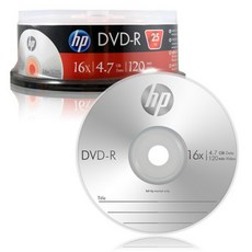 HP DVD-R 25P, 단품, 단품