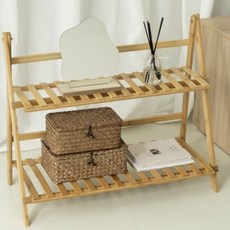접이식 인테리어 diy 선반 베란다 화분 거실 정리대 인테리어 수납함, 폭50cm(중)
