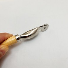 원단점선 마킹 원목 룰렛 원단 미싱용품 수선용 원단마킹 바늘질용품 오버스티치 패턴용 소프트, 본상품